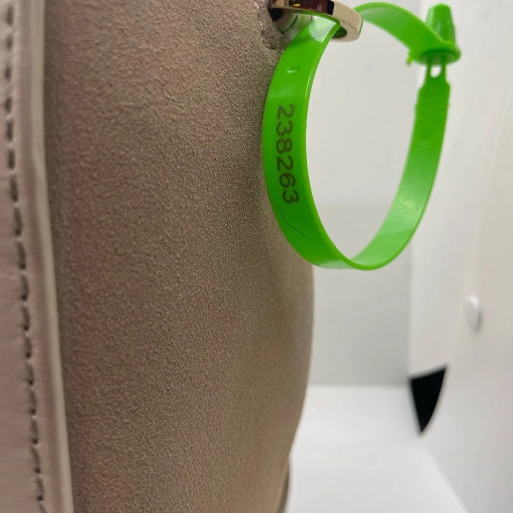 KS238263 Kate Spade Parker Street Allena Tan Leather Suede Satchel - Picture 8 of 8
